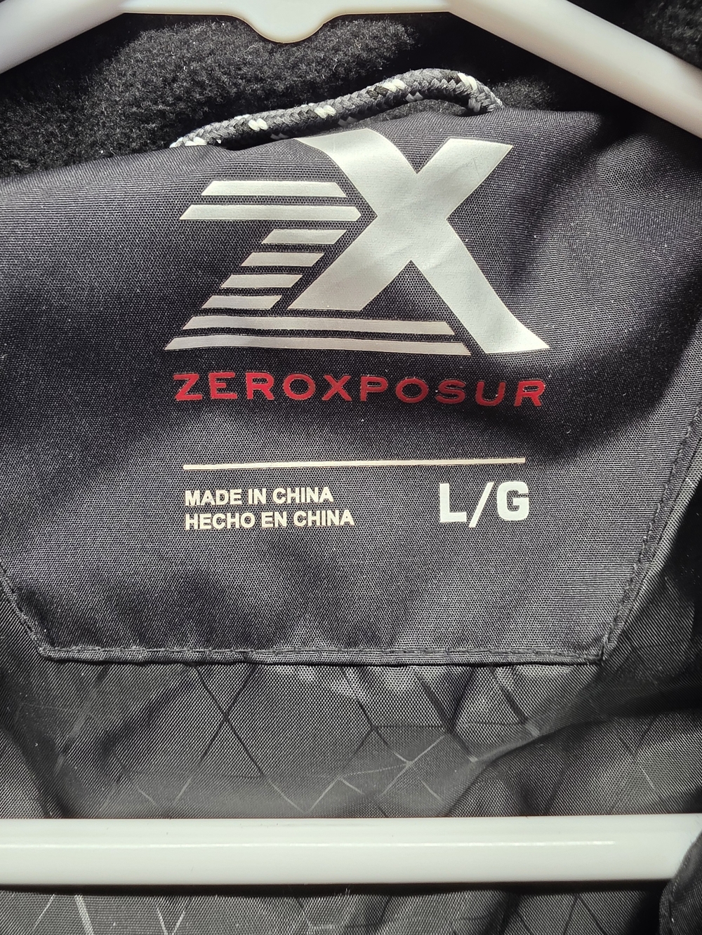 ZeroXposur men's quilted puffer jacket with a textured pattern Size L - Picture 2 of 12